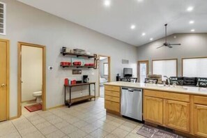 Kitchen and Half Bath
