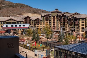 View of the gondola from the balcony