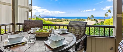 Gorgeous ocean views from your private lanai