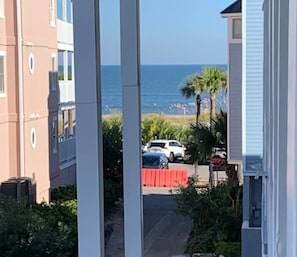 Partial ocean view - 500 ft to the beach