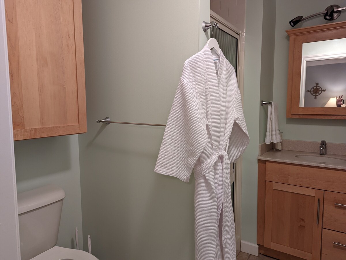 1BR; 1 Bath Cozy Lakefront Apt; 1 Block from Downtown Saugatuck!