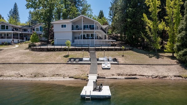 view of house from the lake