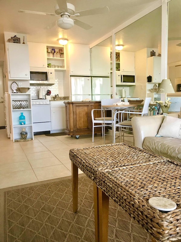 Beachy living room