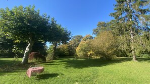 Le jardin devant la maison