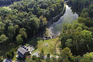 Aerial of cabin