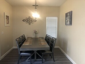 Dining area