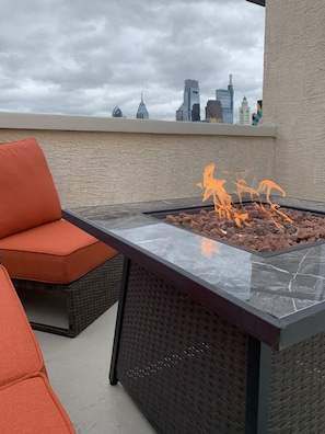 Enjoy our firepit and an incomparable view