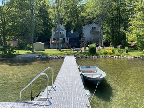 Home view from the end of the dock.