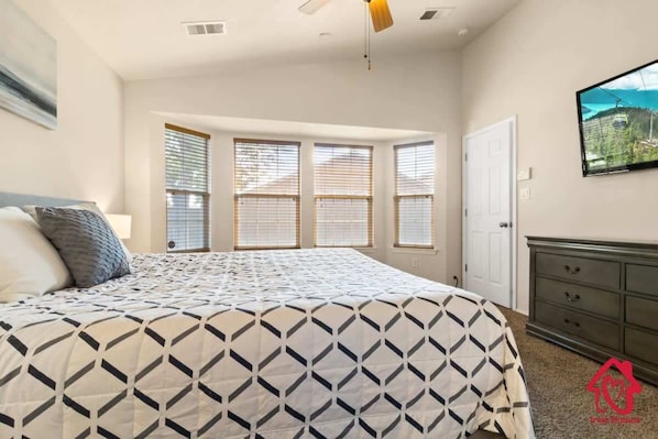 Tastefully decorated Master bedroom
