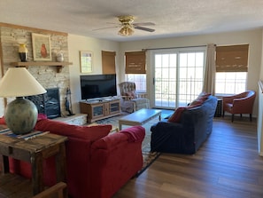 Living Room  with balcony