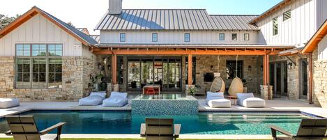 Backyard Pool - Walker Luxury Vacation Rentals