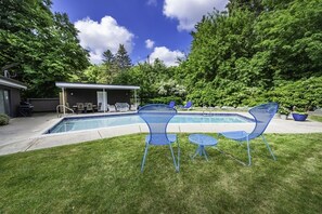 20x40 heated pool w/2 dressing rooms