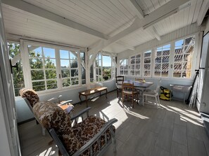 Terrace with the country views