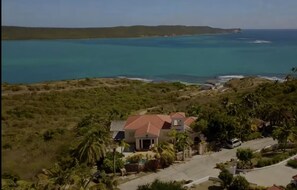 Aerial view of house