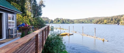 Incredible lake views from your private deck! 