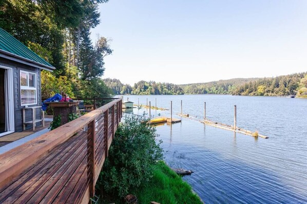 Incredible lake views from your private deck! 