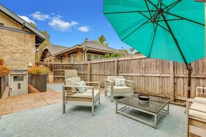 Your Private Entrance from designated parking space behind the bungalow