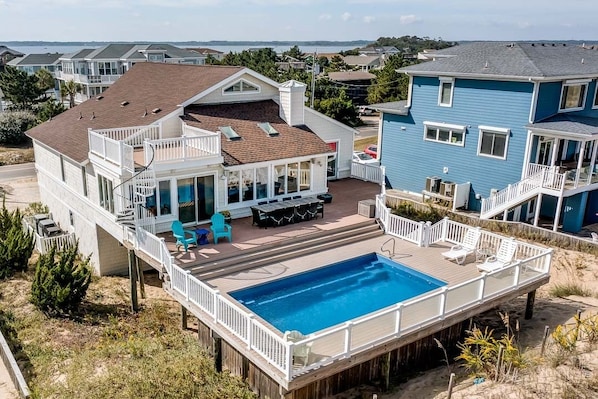 Rear Aerial View of Shore Elegance