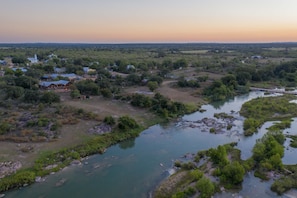 Enjoy paradise in the Texas Hill Country at sunset in the town of Castell, TX