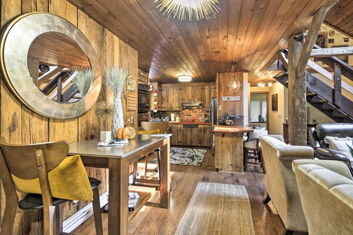 Rustic Retreat w/ Hot Tub in North Branford!