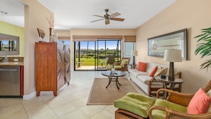 Poipu Sands at Poipu Kai Resort #215 - Living Room - Parrish Kauai