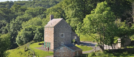 Lletty, situated high above the Eglwysbach Valley with fine views