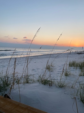 Enjoy a sunset walk on our beautiful Alabama beaches!