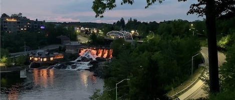 Falls View as the sun goes down.