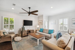 Living room with sleeper sofa