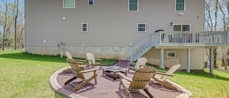 Pocono Lake Vacation Rental | 4BR | 2.5BA | Stairs Required | 2,900 Sq Ft