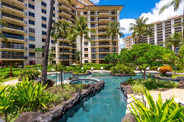 Lazy river and community pool