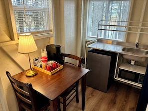 The Beehive's work/dining area