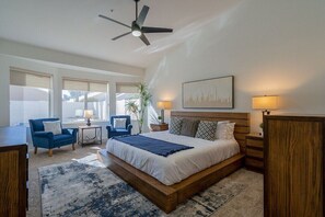 1ST FLOOR MASTER: King Bed. Click Play for Video Tour