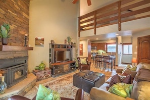 Spacious Living Room and Upstairs Loft