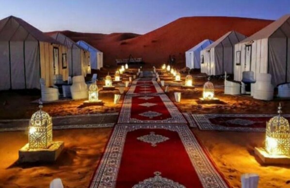 Espace banquet en plein air