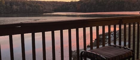 Sunset on the deck