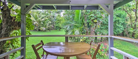 Pahoa Vacation Rental | 1BR | 1BA | Entry Stairs Required | 650 Sq Ft