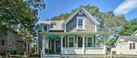 Oak Bluffs Vacation Rental | 3BR | 2BA | 2 Stories | Stairs Required