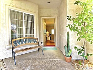 Entrance of first floor unit.