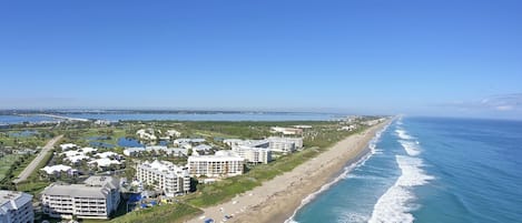 Our building is beachfront!