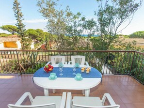 Table, Furniture, Property, Sky, Plant, Water, Chair, Building, Azure, Outdoor Furniture