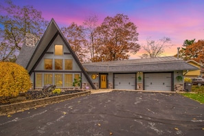 This is the view you will see when you drive up to the front door!