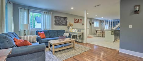Union Pier Vacation Rental | 4BR | 2BA | 1,650 Sq Ft | Steps Required to Enter
