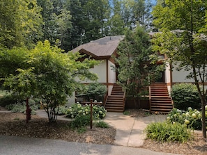 Summer view of front of our home.