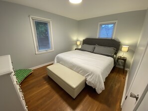 Master bedroom with King bed 
