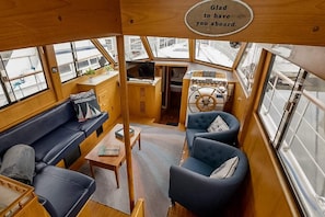 Welcome aboard! Pull out the board games and enjoy the coolest way to see Boston
