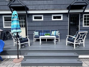 Deck seating. 