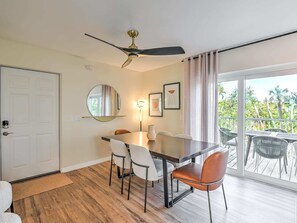 Dining Space - Stools are Available to Increase seating to 8 or 10