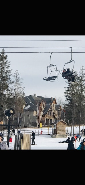 Location! Location! Location! View of Condo Complex from Hunter Mountain Lodge.