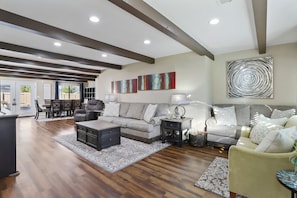 Living room & settee reading nook. 